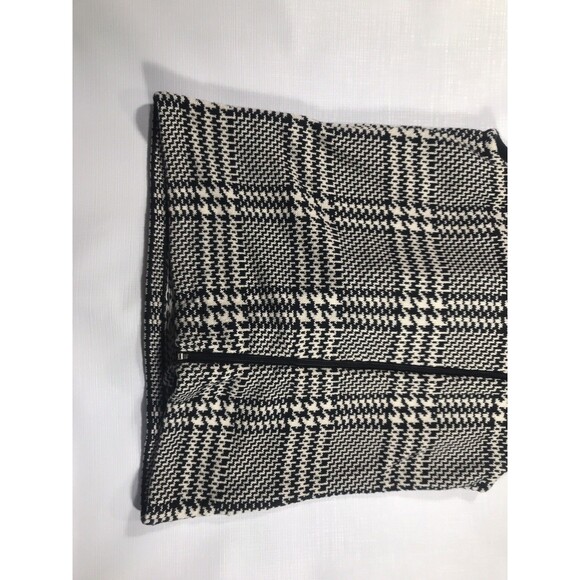 CHAPS Womens Sleeveless Cardigan Sweater Vest Large Black Check Cotton - Picture 3 of 9